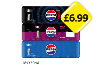 Pepsi, Max, Cherry - Now Only £6.99 at Londis