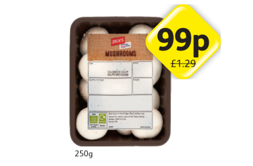 Jack's Mushrooms - Now Only 99p at Londis