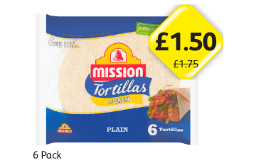 Mission Tortillas - Now Only £1.50 at Londis