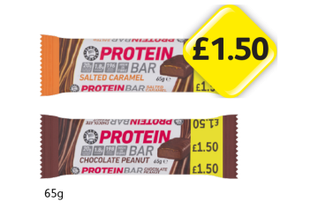 Protein Bar Salted Caramel, Chocolate Peanut - Now Only £1.50 at Londis