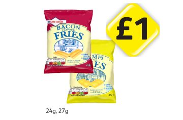 Smiths Bacon Fries, Scampi Fries - Now Only £1 at Londis