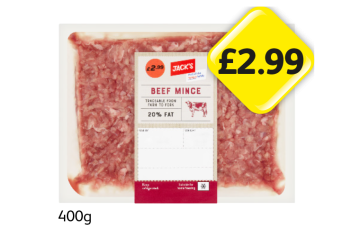 Jack's Beef Mince - Now Only £2.99 at Londis