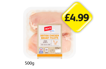 Jack's British Chicken Breast Fillets - Now Only £4.99 at Londis