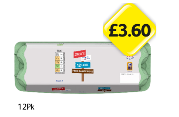 Jack's Eggs - Now Only £3.60 at Londis