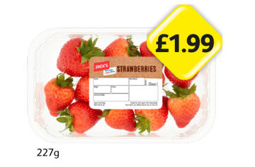 Jack's Strawberries - Now Only £1.99 at Londis