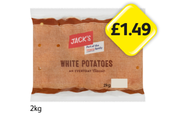 Jack's White Potatoes - Now Only £1.49 at Londis