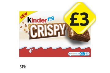 Kinder Crispy - Now Only £3 at Londis