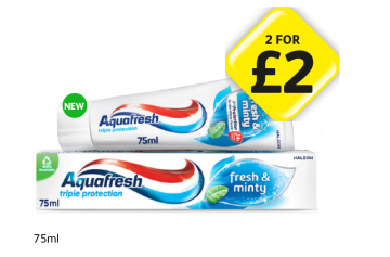 Aquafresh - Any 2 for £2 at Londis