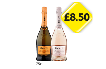 Canti Prosecco, Rosé - Now Only £8.50 at Londis