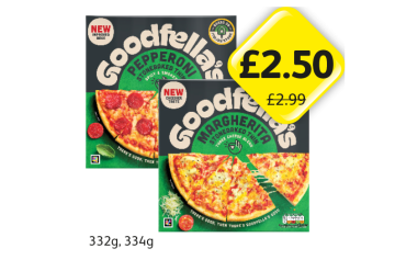 Goodfella's Pepperoni, Margherita - Now Only £2.50 at Londis