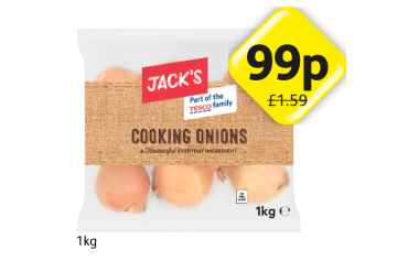 Jack's Cooking Onions - Now Only 99p at Londis