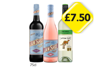 Jam Shed Malbec, Rosé, Yellow Tail - Now Only £7.50 at Londis