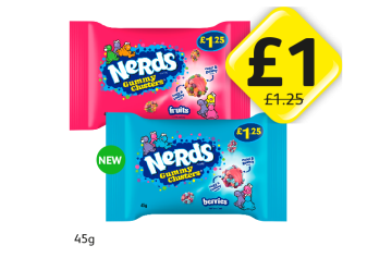 Nerds Gummy Clusters Fruits, Berries - Now Only £1 at Londis