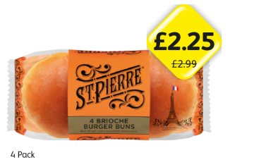 St Pierre Brioche Burger Buns - Now Only £2.25 at Londis