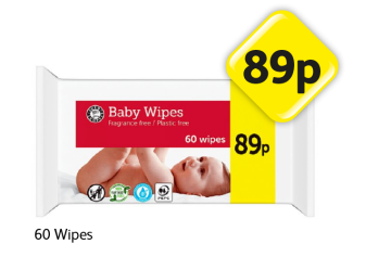 Baby Wipes - Now Only 89p at Londis