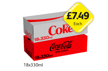 Diet Coke, Coca Cola Zero - Now Only £7.49 at Londis