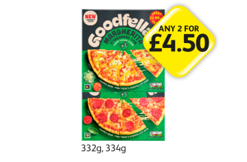 Goodfella's Margherita, Pepperoni - Any 2 for £4.50 at Londis