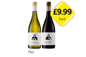 Greasy Fingers Big Buttery Chardonnay, Luscious Red - Now Only £9.99 at Londis