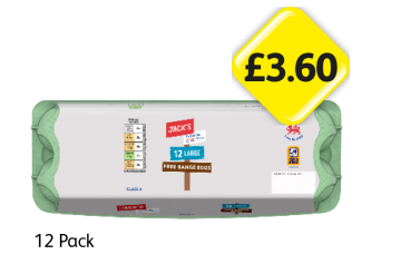 Jack's Eggs - Now Only £3.60 at Londis