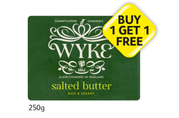 Wyke Salted Butter - Now Only Buy 1 Get 1 FREE at Londis