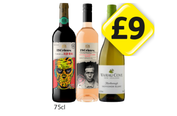 19 Crimes Red Wine, Revolutionary Rose, Wairau Cove - Now Only £9 at Londis