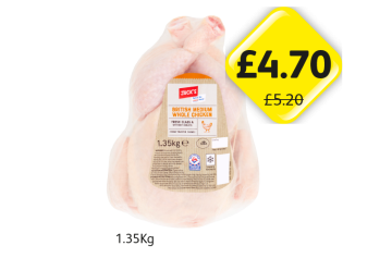Jack's British Medium Whole Chicken - Now Only £4.70 at Londis