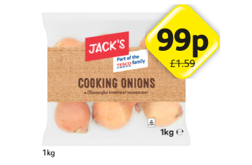 Jack's Cooking Onions - Now Only 99p at Londis