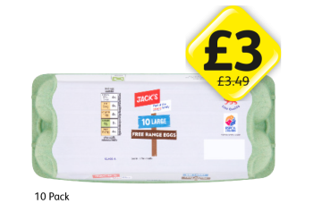 Jack's Large Eggs - Now Only £3 at Londis