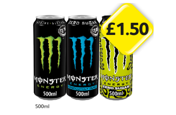 Monster Energy, Absolutely Zero, Lando Norris - Now Only £1.50 at Londis