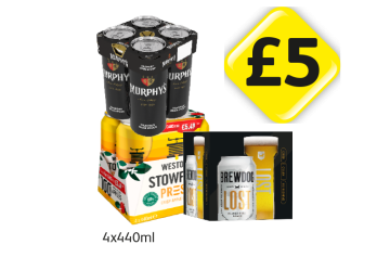 Murphy's, Stowford Press, Brewdog Lost - Now Only £5 at Londis