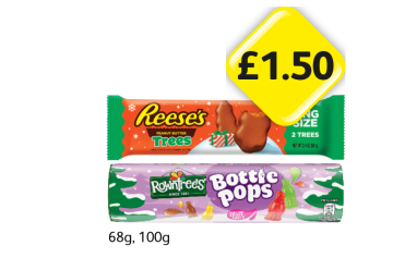 Reese's Trees, Rowntrees Bottle Pops - Now Only £1.50 at Londis
