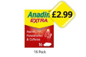 Anadin Extra - Now Only £2.99 at Londis