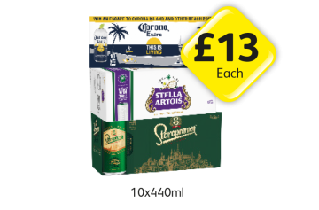Corona, Stella Artois, Staropramen - Now Only £13 at Londis