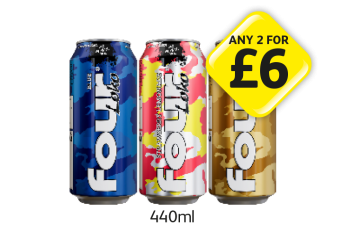 Four Loko Blue, Strawberry Lemonade, Cola - Any 2 for £6 at Londis