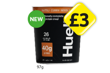 Huel Katsu Curry Noodles - Now Only £3 at Londis