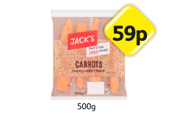 Jack's Carrots - Now Only 59p at Londis