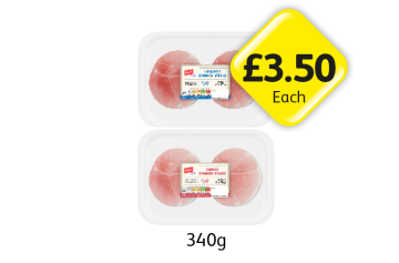 Jack's Gamon Steaks Smoked, Unsmoked - Now Only £3.50 at Londis