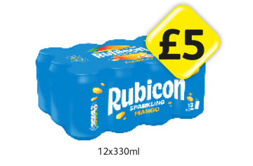 Rubicon Sparkling Mango - Now Only £5 at Londis