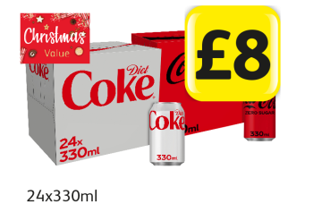 Diet Coke, Coca Cola Zero Sugar - Now Only £8 each at Londis