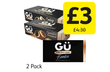 Gü Cookies & Cream, Chocolate & Honeycomb, Brookie - Now Only £3 each at Londis