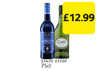Harvey's Sherry, Croft Sherry - Now Only £12.99 at Londis