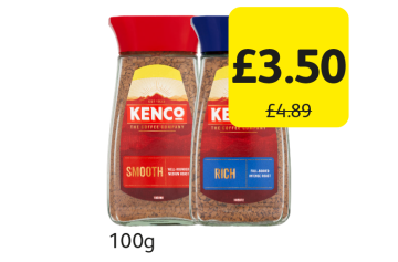Kenco Smooth, Rich - Now Only £3.50 each at Londis