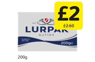 Lurpak Butter - Now Only £2 at Londis