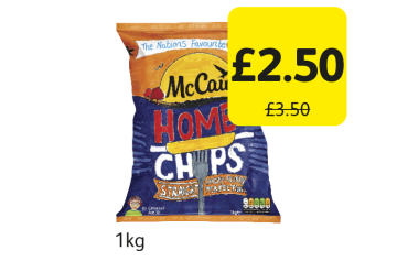 McCain Straight Home Chips - Now Only £2.50 at Londis