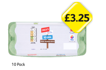 Jack’s Large Eggs - Now Only £3.25 at Londis