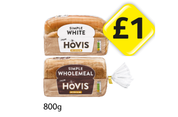 Hovis Soft White, Thick - Now Only £1 at Londis