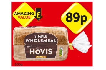 Hovis Simple Wholemeal - Now Only 89p each at Londis