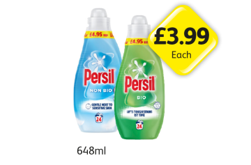Persil Non Bio, Bio - Now Only £3.99 at Londis