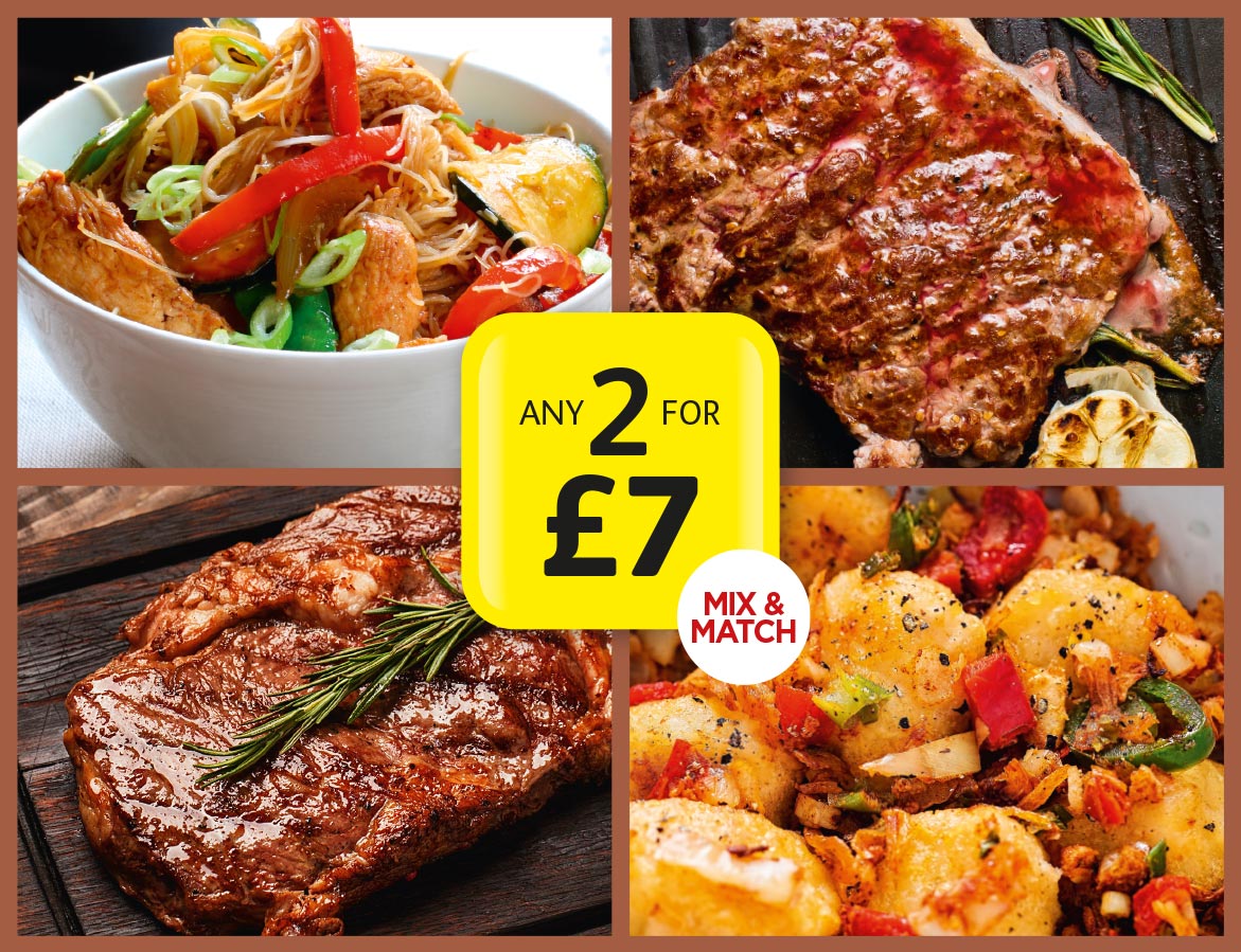 Any 2 for £7 - Mix 'n' Match