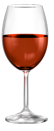Wine Glass - Rose